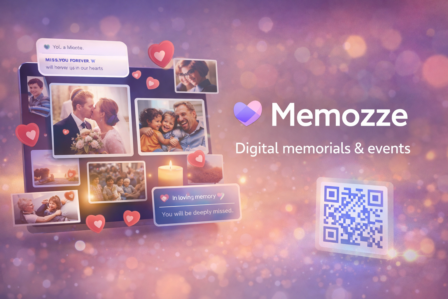Memozze - memoriais digitais e celebrações da vida